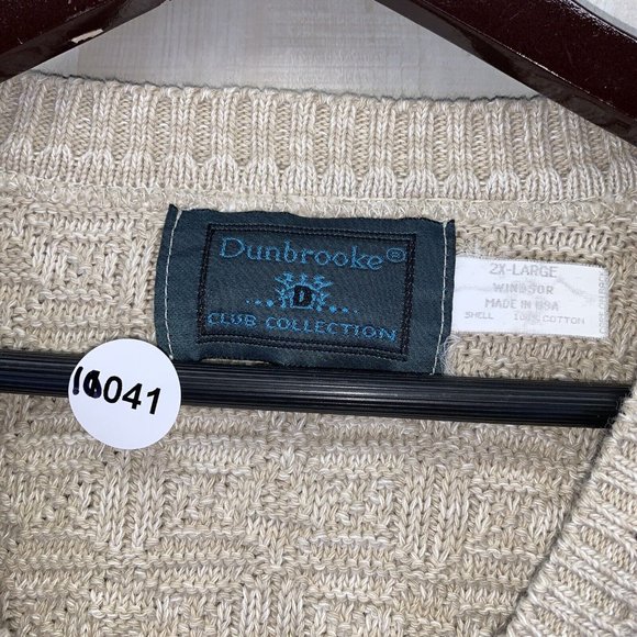 Dunbrooke Club Collection CAT Catapillar Mens Vintage V Neck Sweater Vest 2XL - Picture 2 of 9